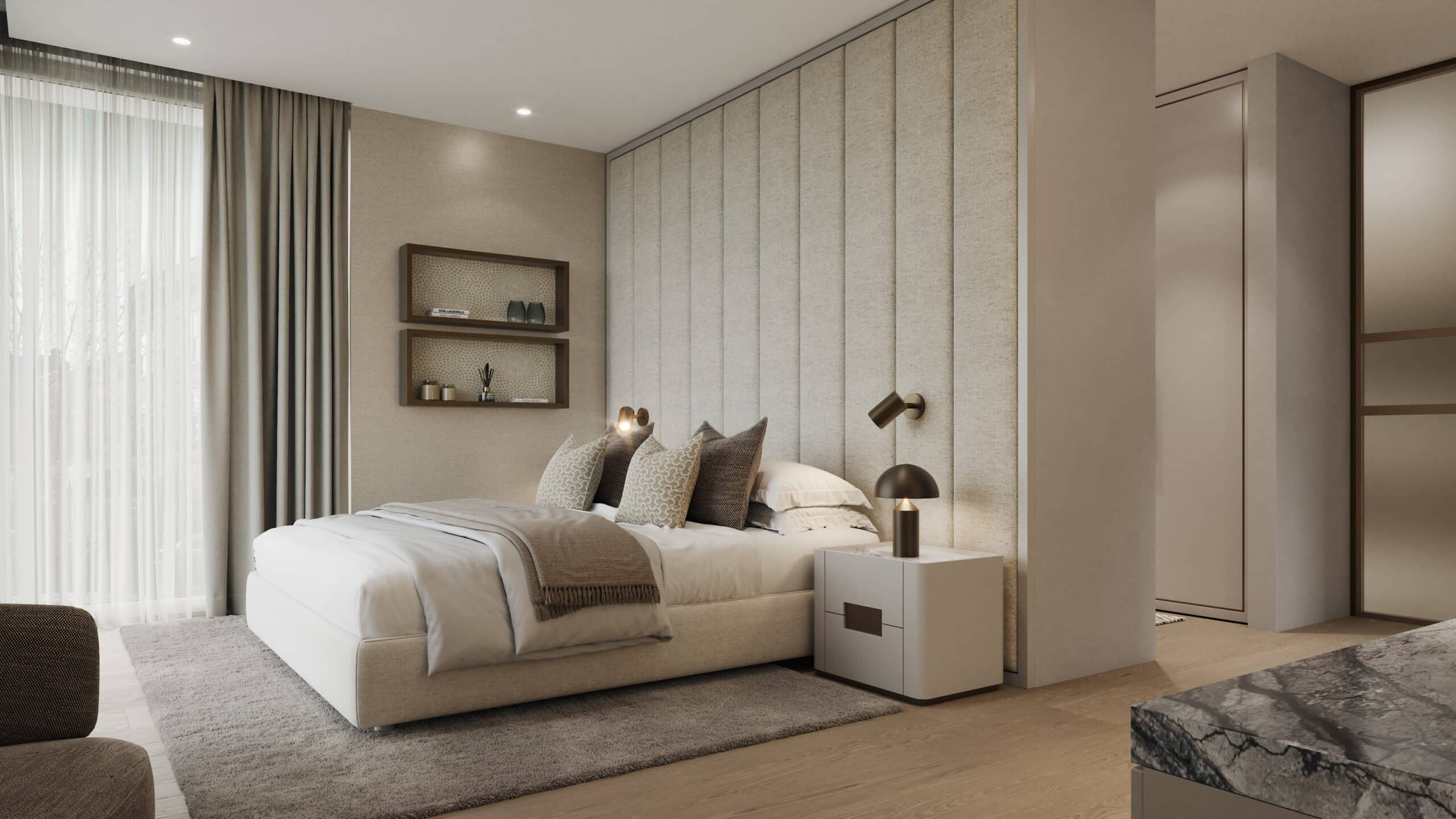 Luxurious bedroom by Dami